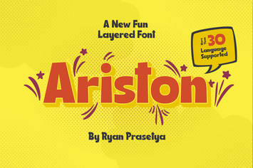 Ariston Layered Font