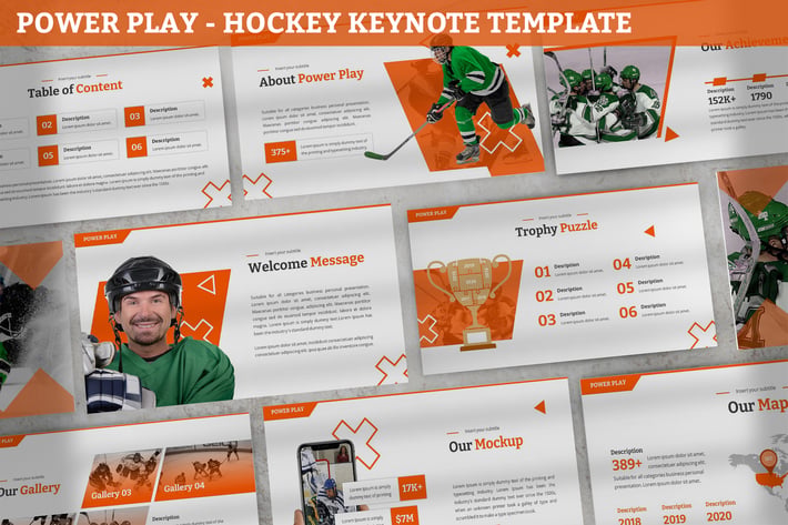 Power Play - Hockey Keynote Template