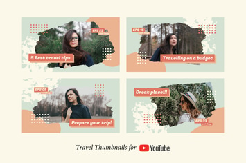 Travel YouTube Thumbnails