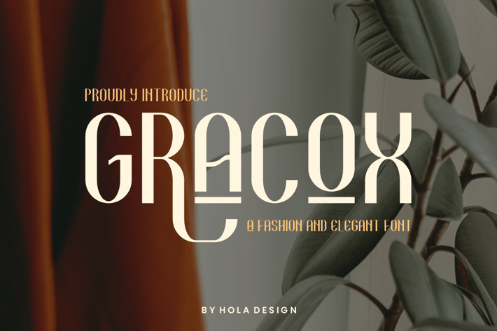 Gracox - Sans Serif & Luxury Font