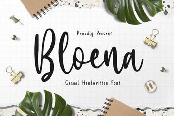 Bloena - Casual Handwritten Font