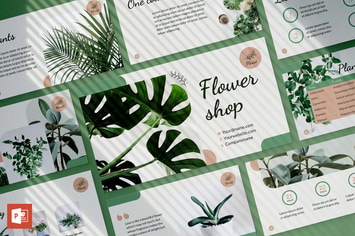 Flower Shop PowerPoint Presentation Template