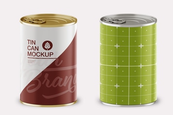 Tin Can Mockup