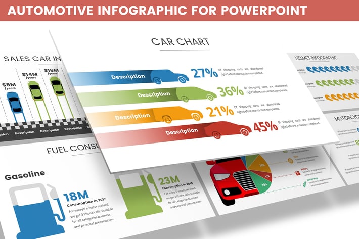 Automotive Infographic for Powerpoint