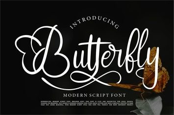 Butterfly | Modern Script Font