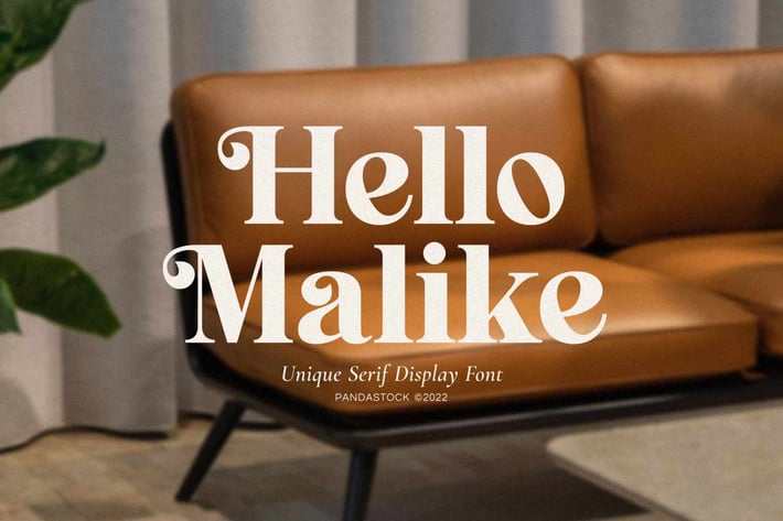 Hello Malike - Round Serif Font