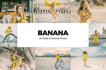 20 Banana Lightroom Presets & LUTs