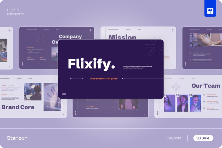 Purple White Technology Minimalist Start Up  • 005
