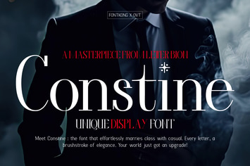 Constine - Unique Display Font