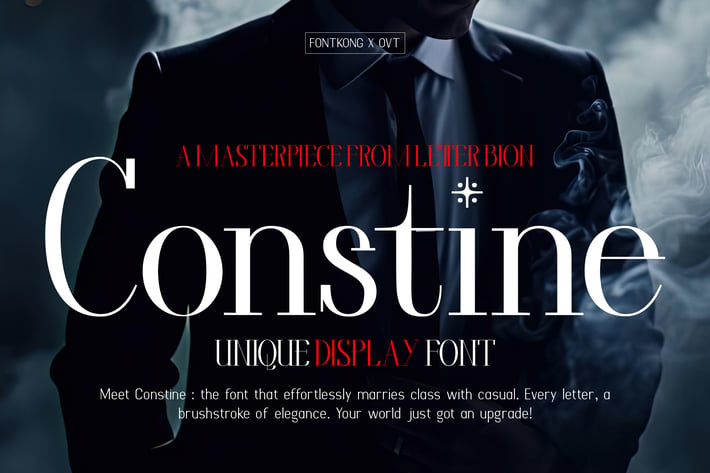 Constine - Unique Display Font