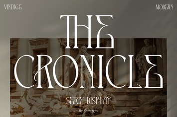 The Cronicle Serif Display Font