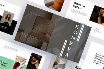 Koneva - Minimalist Keynote Template 