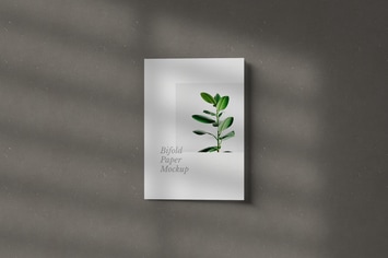 Bifold Paper Mockup