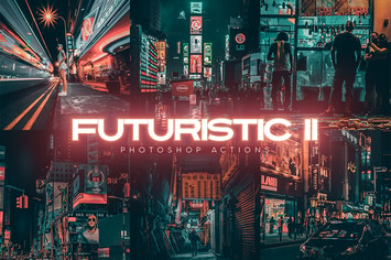 Futuristic Gen II Photoshop Actions