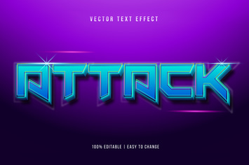Glow Line Text Effect