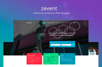 Zevent - Conference & Event PSD Template
