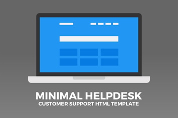Minimal Helpdesk | Customer Support HTML Template