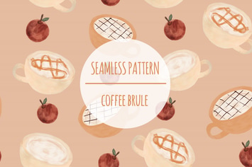 Coffee Brule – Seamless Pattern