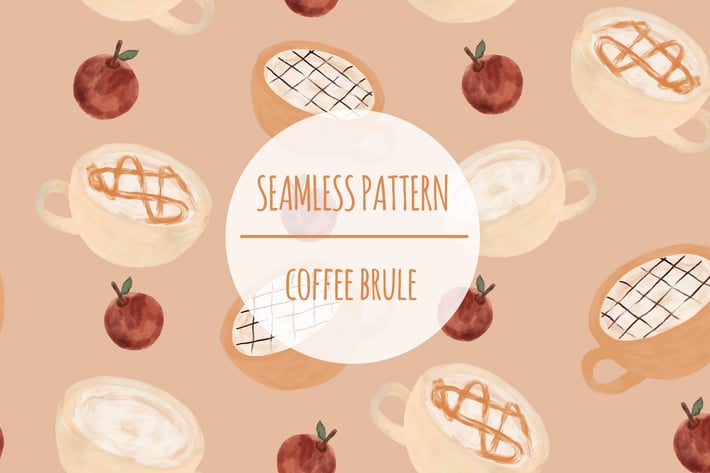 Coffee Brule – Seamless Pattern