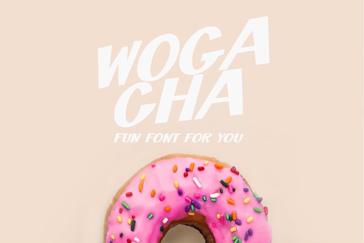 Wogacha - Fun Font For You