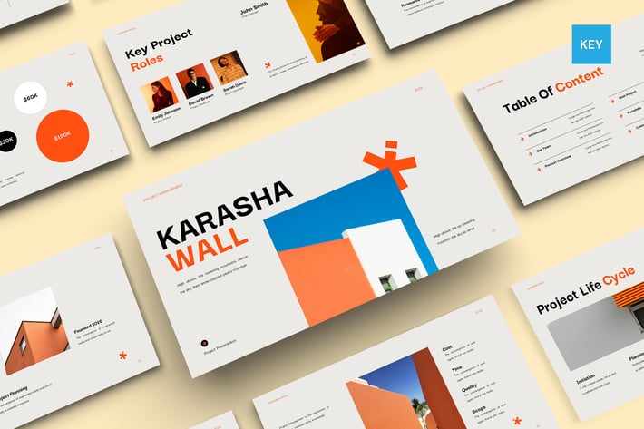White Orange Minimalist Project Management | 002