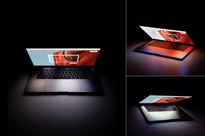 Laptop Screen Mockup psd