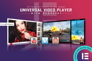 Universal Video Player - Elementor Widget