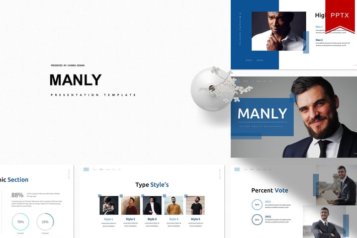 Manly | Powerpoint Template