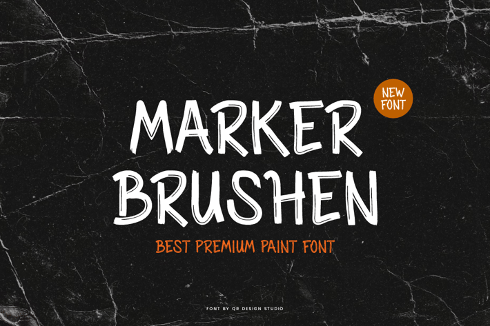 Marker Brushen - Premium Paint Font