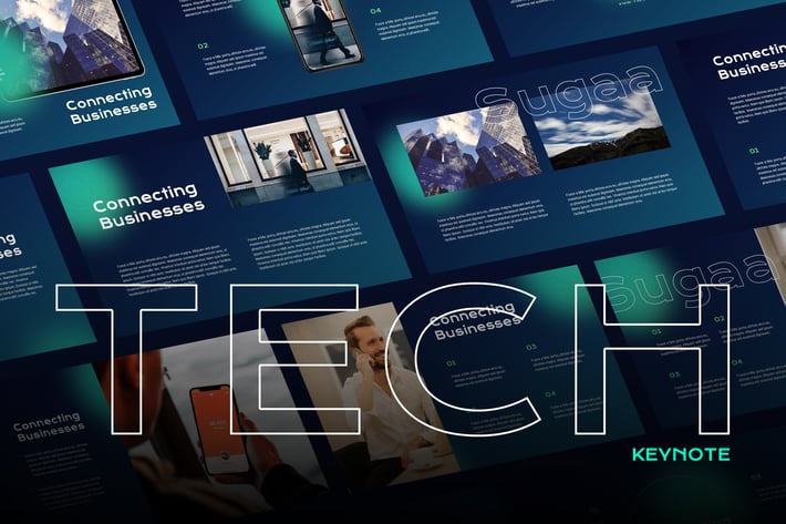Sugaa - Tech Theme Keynote Template