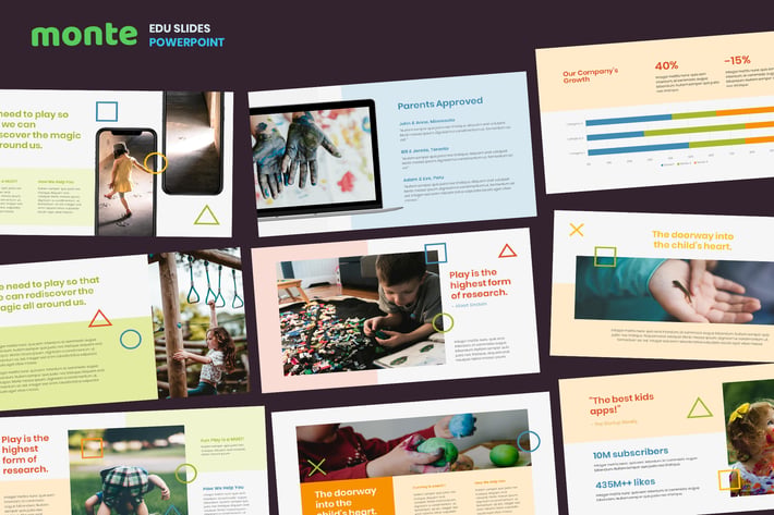 Monte - Education Theme Powerpoint Template