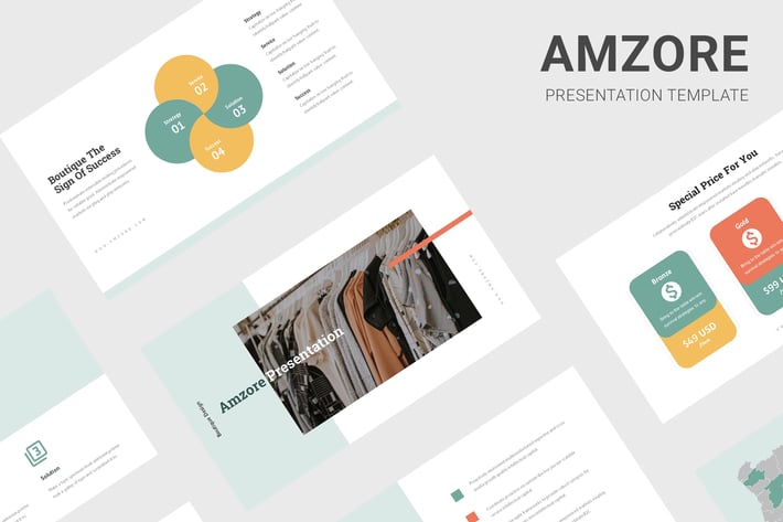 Amzore - Boutique Pitch Deck Keynote