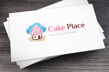 Cake Place Logo Template