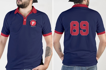 Polo Men T shirt Mock Up