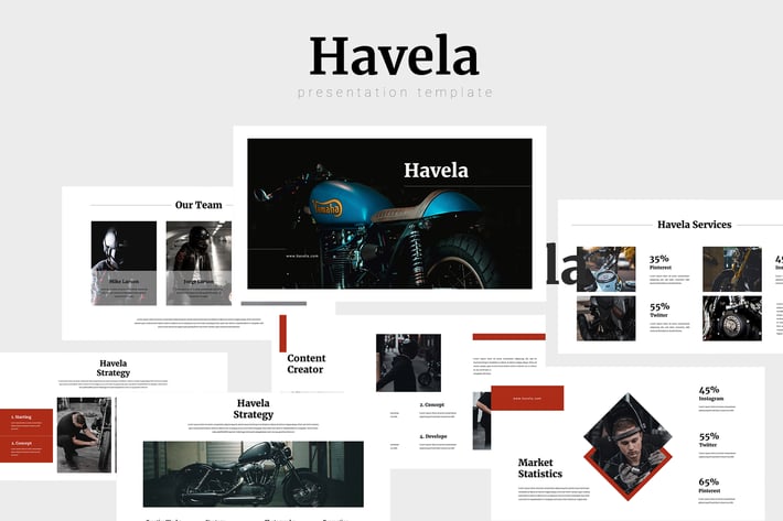 Havela - Bike Shop Keynote Template 