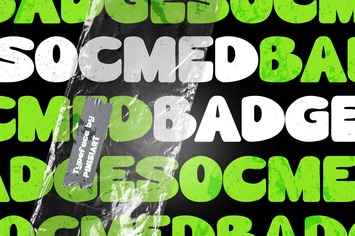 SOCMED BADGE - Display Font