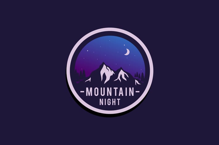 NIGHT MOUNTAIN LOGO TEMPLATES