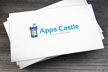Apps Castle Logo Template
