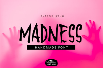 Madness Brush Font