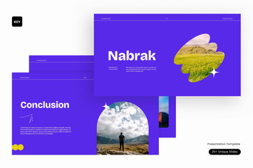 Blue Yellow Geometric Creative Project|003