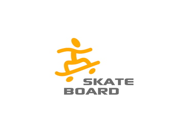 Logo Skateboard active sport
