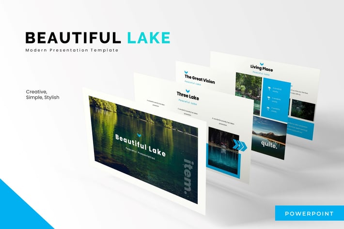 Beutiful Lake - Powerpoint Template