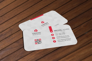 Realistic Business Card Mockup V1