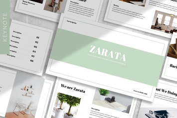 Zarata - Brandbook Keynote Template