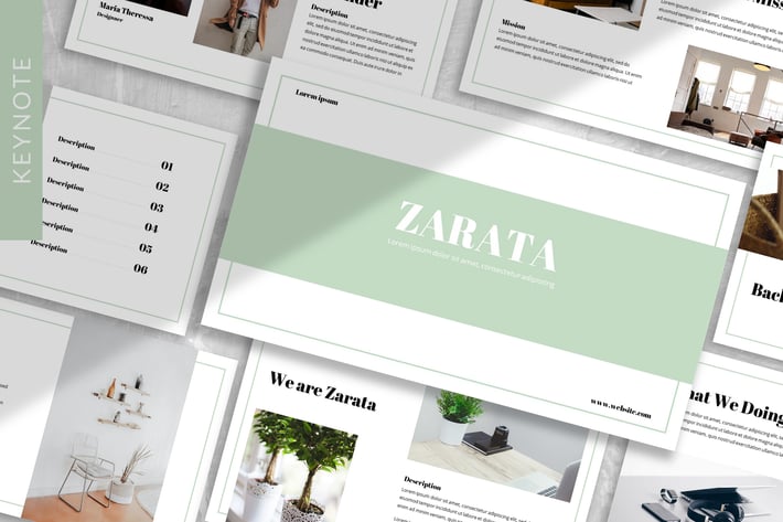 Zarata - Brandbook Keynote Template