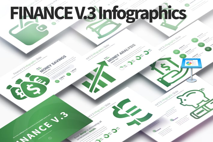 FINANCE V.3 - Keynote Infographics Slides