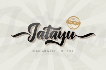 Jatayu Scipt Font Layered