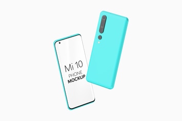 Mi 10 Phone Mockup