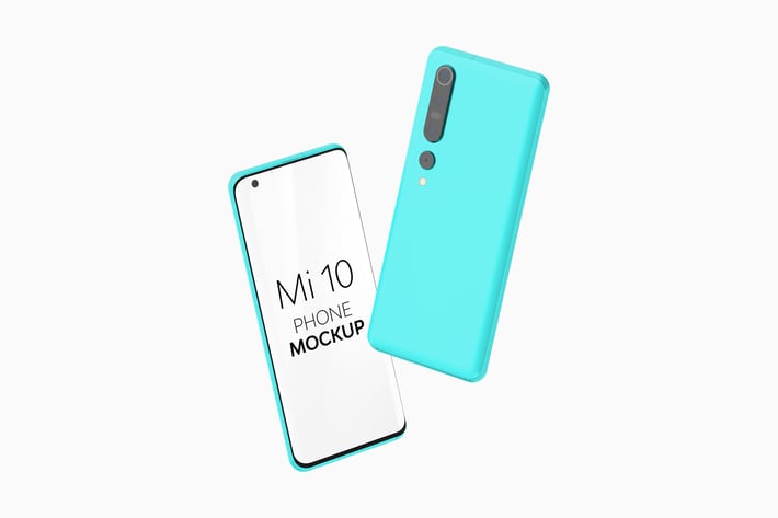 Mi 10 Phone Mockup