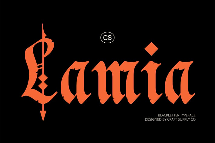 Lamia – Blackletter Font